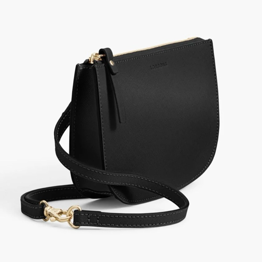 Lo & Sons Waverley 2 Convertible 4 Way Purse Bag Black